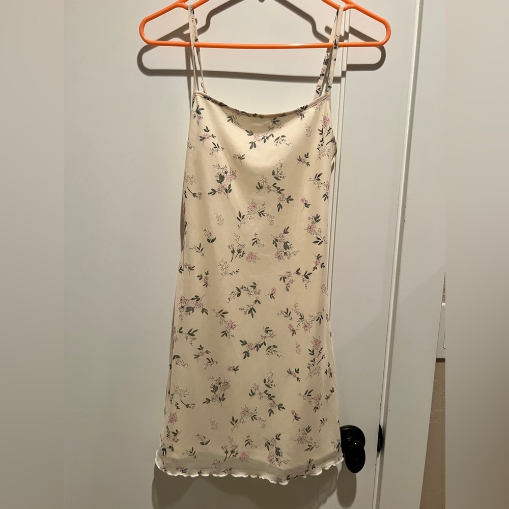 Floral Spaghetti Strap Dress